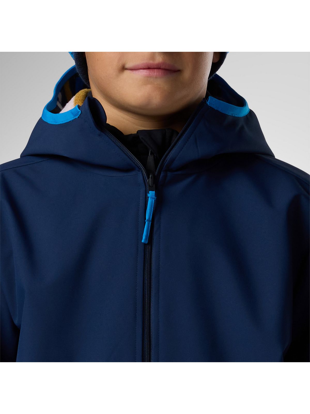 Bluza juniorska ROSSIGNOL Jr Reversible Hoodie Jacket niebieska