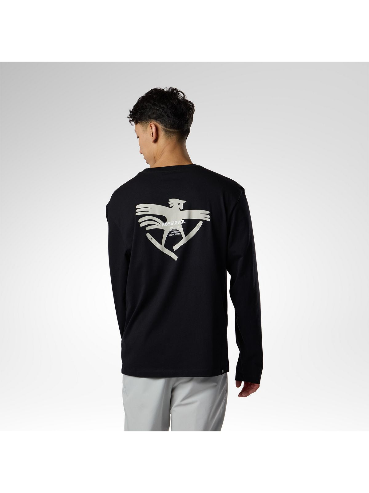Koszulka męska ROSSIGNOL M Long Sleeve Tee czarna