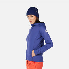 Bluza damska ROSSIGNOL W Mid Layer Thin Fz niebieska
