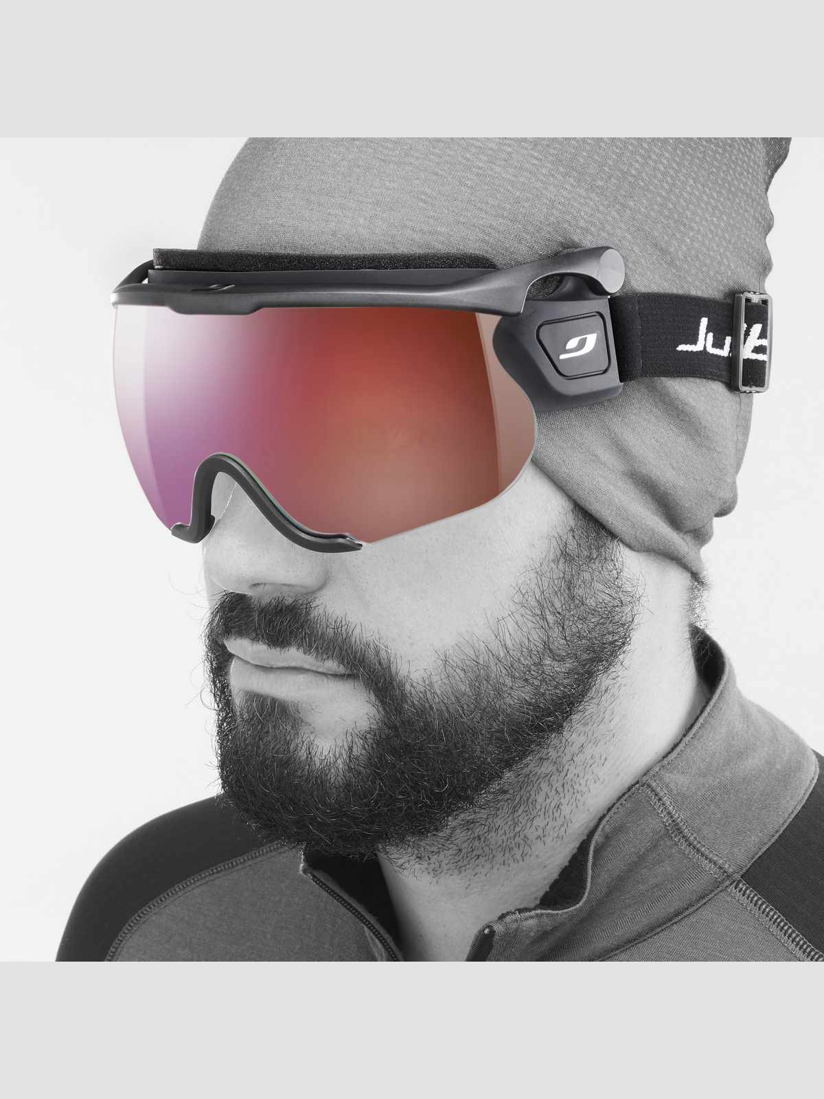 Gogle narciarskie JULBO Sniper Evo L czarne fotochrom Cat 0-4 hi-contrast