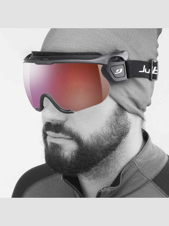 Gogle narciarskie JULBO Sniper Evo L czarne fotochrom Cat 0-4 hi-contrast
