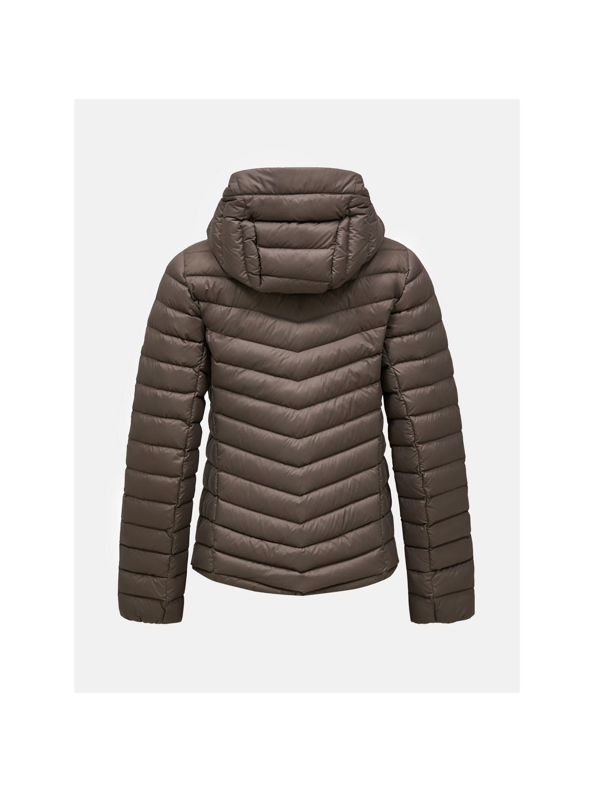 Kurtka damska PEAK PERFORMANCE Frost Down Hood Jacket brązowa