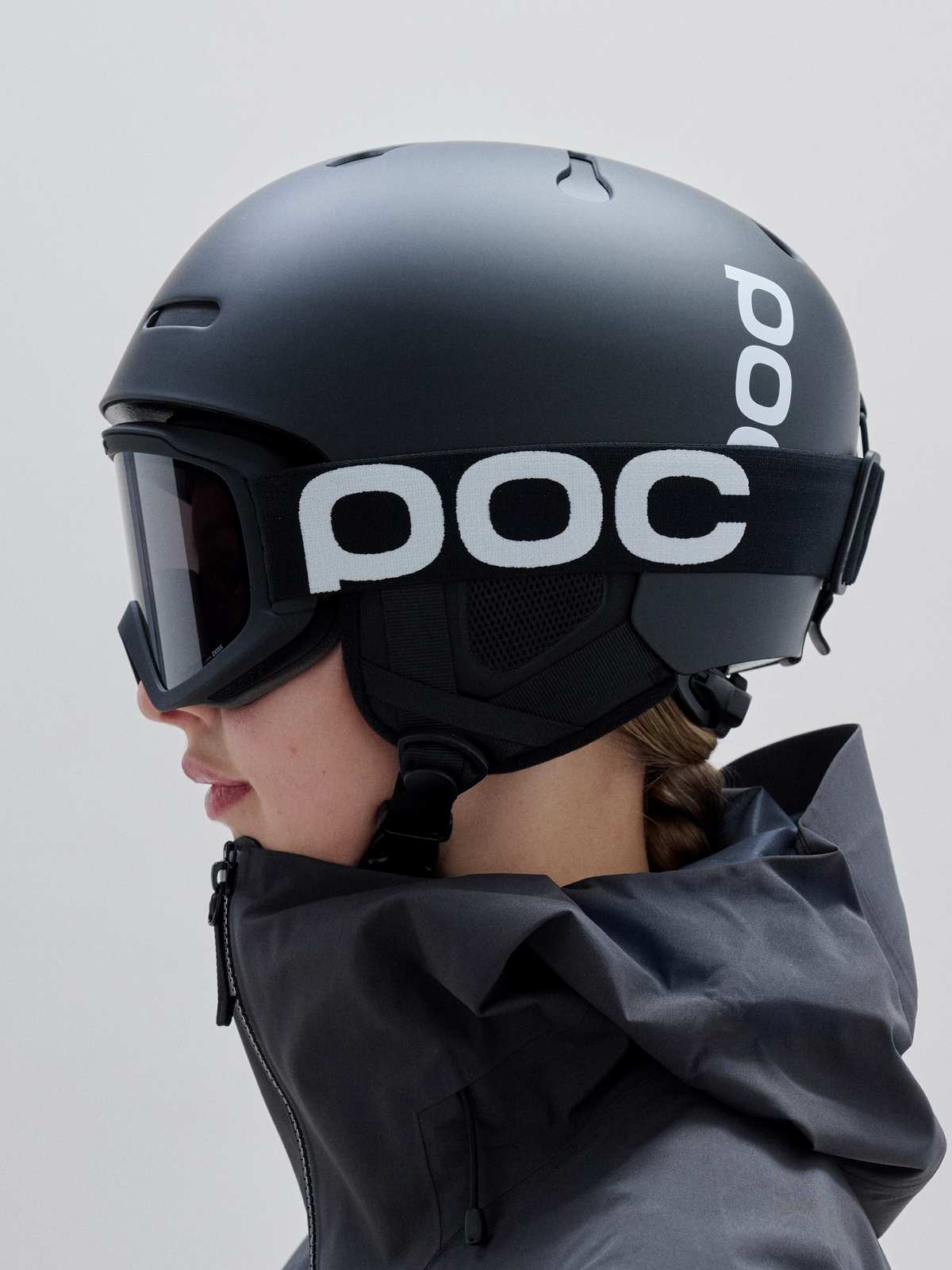 Kask narciarski POC AURIC CUT czarny mat