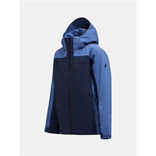 Kurtka narciarska juniorska PEAK PERFORMANCE Maroon Blocked HIPE 2L Insulated Shell Jacket granatowa
