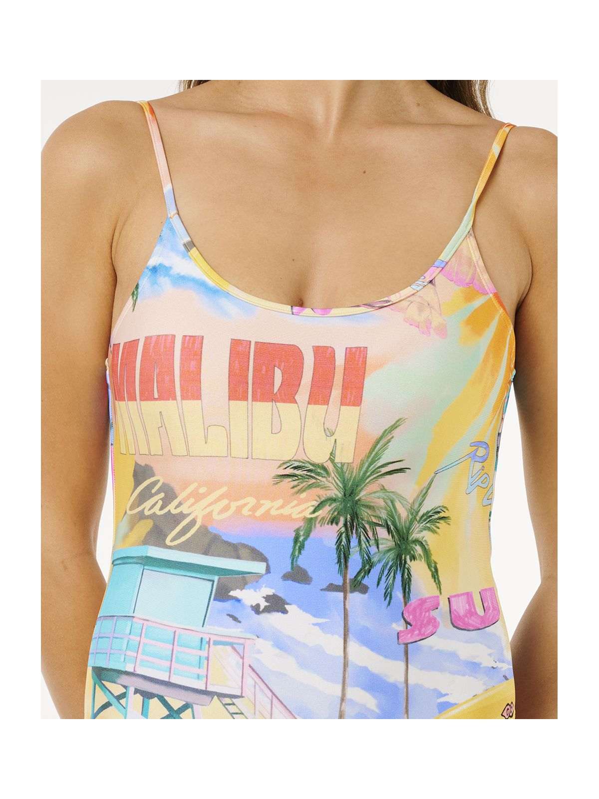 Kostium damski RIP CURL Hotel Malibu Cheeky One Piece multikolor