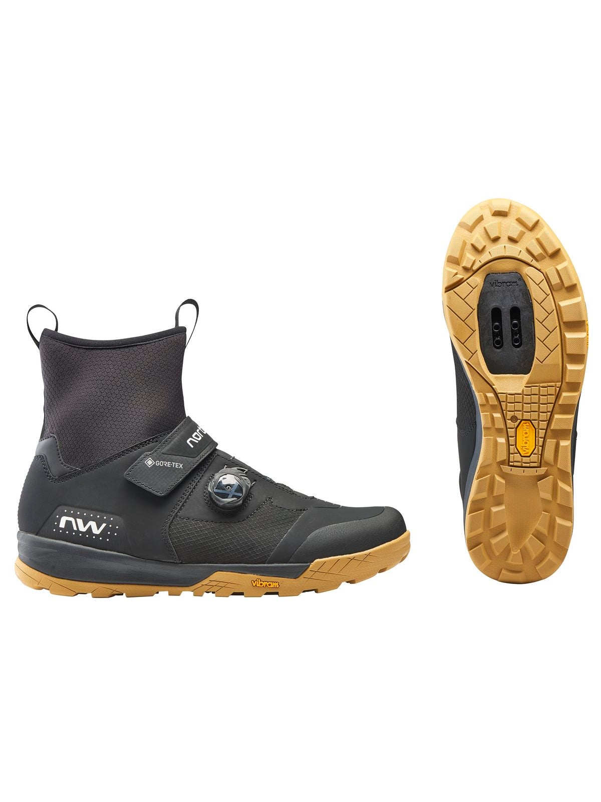 Buty rowerowe NORTHWAVE KINGROCK Plus GTX - czarno miodowy