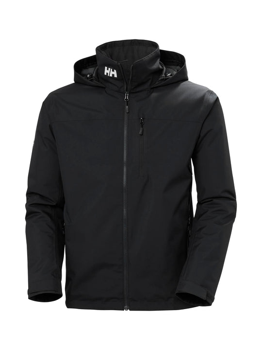Męska kurtka Helly Hansen Crew Hooded Midlayer Jacket 2.0 czarna

