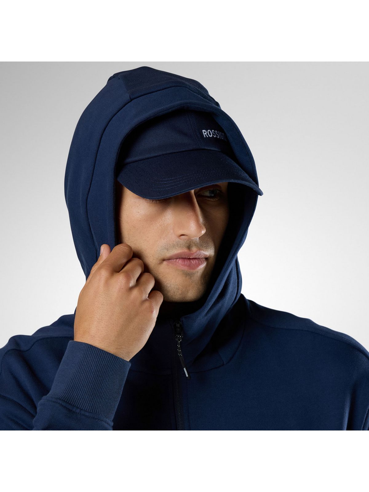 Bluza męska ROSSIGNOL M Logo Fzh granatowa