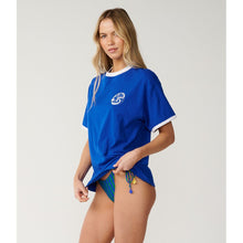 Koszulka damska RIP CURL Tropical Desire Oversize Tee niebieska
