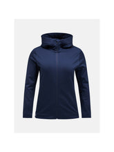 Bluza Peak Performance W Rider Tech Zip Hood niebieski
