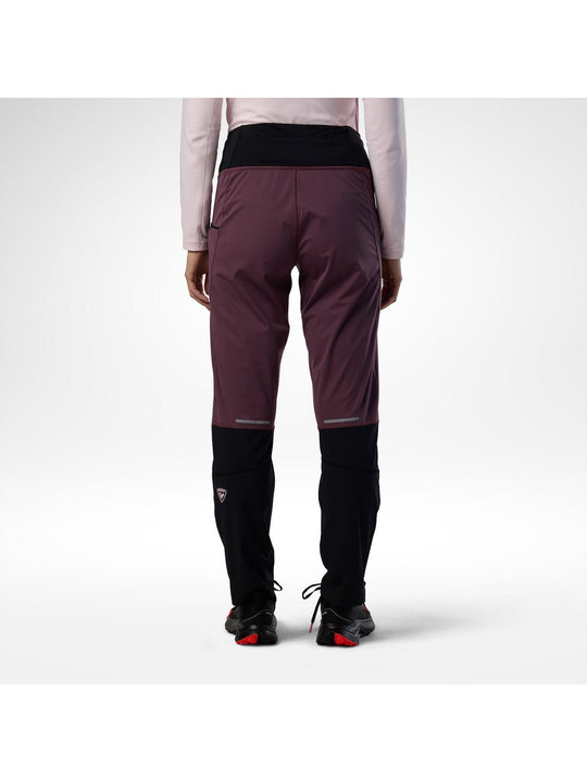 Spodnie damskie ROSSIGNOL W Venon Softshell Pant bordowe
