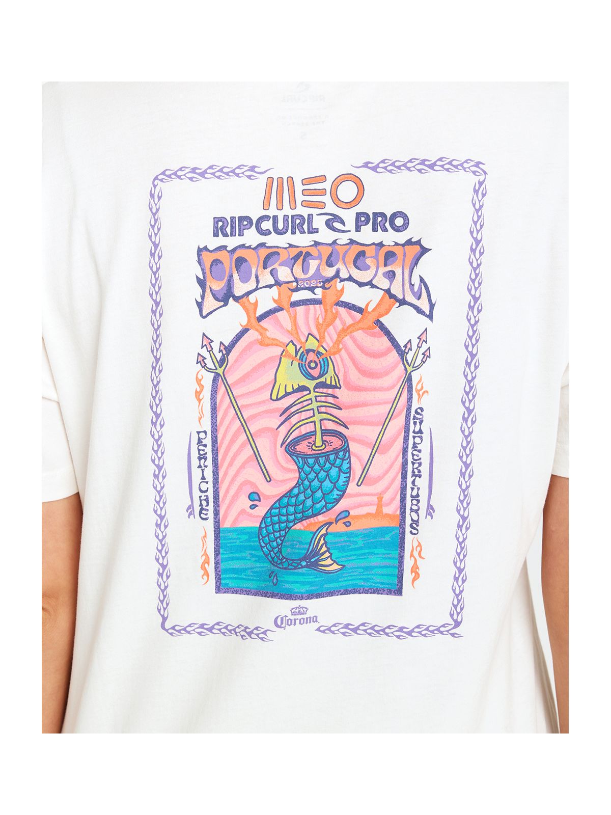 Koszulka RIP CURL Meo Rip Curl Pro 2025 Tee biały