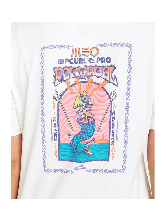 Koszulka RIP CURL Meo Rip Curl Pro 2025 Tee biały

