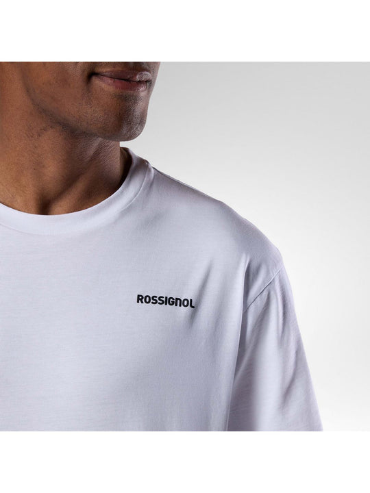 Koszulka męska ROSSIGNOL M Graphic Waterfall Tee biała
