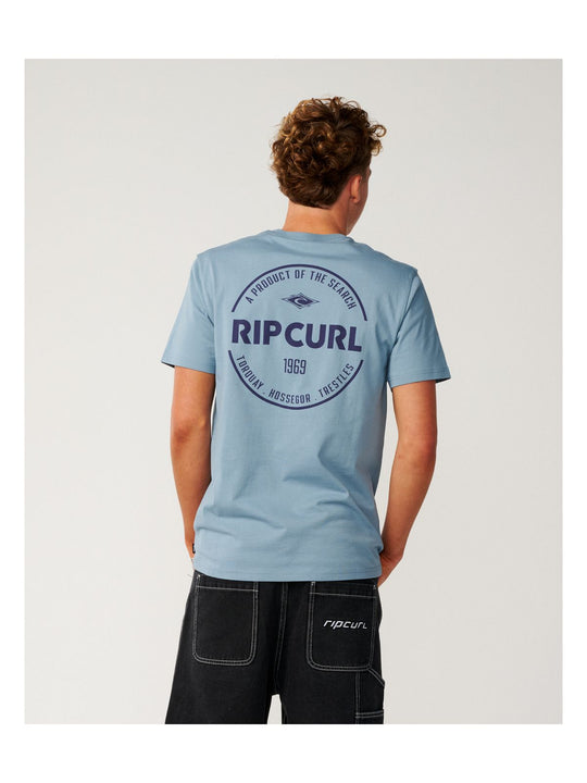 Koszulka męska RIP CURL Staple Tee niebieska
