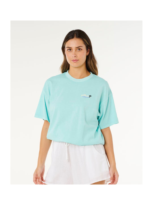 Koszulka damska RIP CURL Aloha Heritage Tee niebieska
