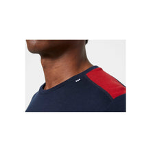 Koszulka męska HELLY HANSEN Lifa Merino Midweight Crew  kolor granatowy
