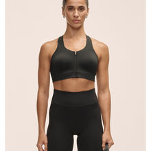 Stanik treningowy CASALL Impact Zip Sports Bra kolor czarny
