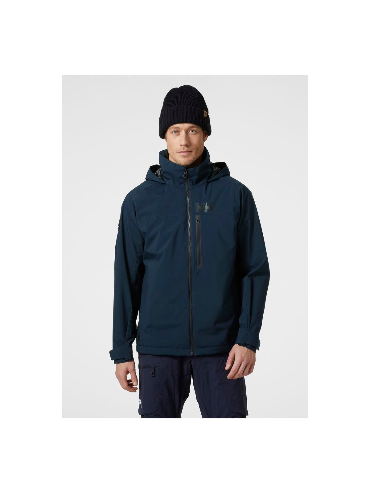 Kurtka męska HELLY HANSEN Hp Racing Lifaloft Hooded Jkt  kolor granatowy