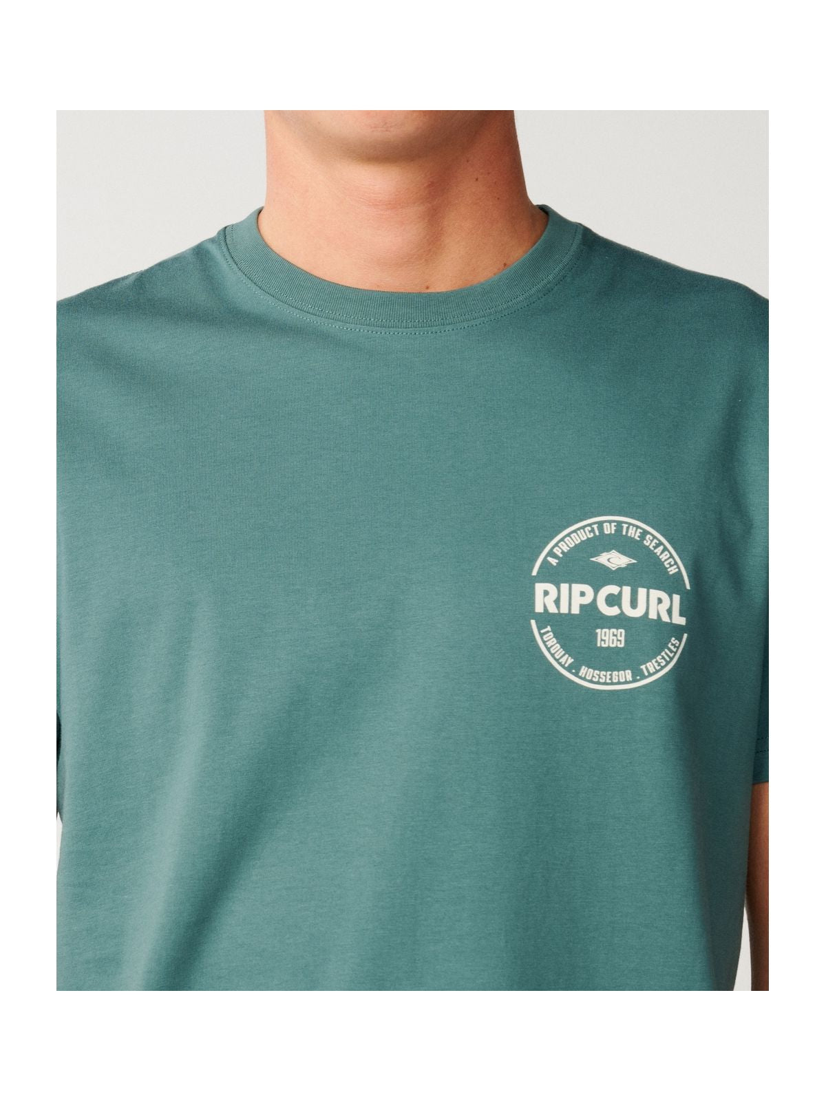 Koszulka męska RIP CURL Staple Tee zielona