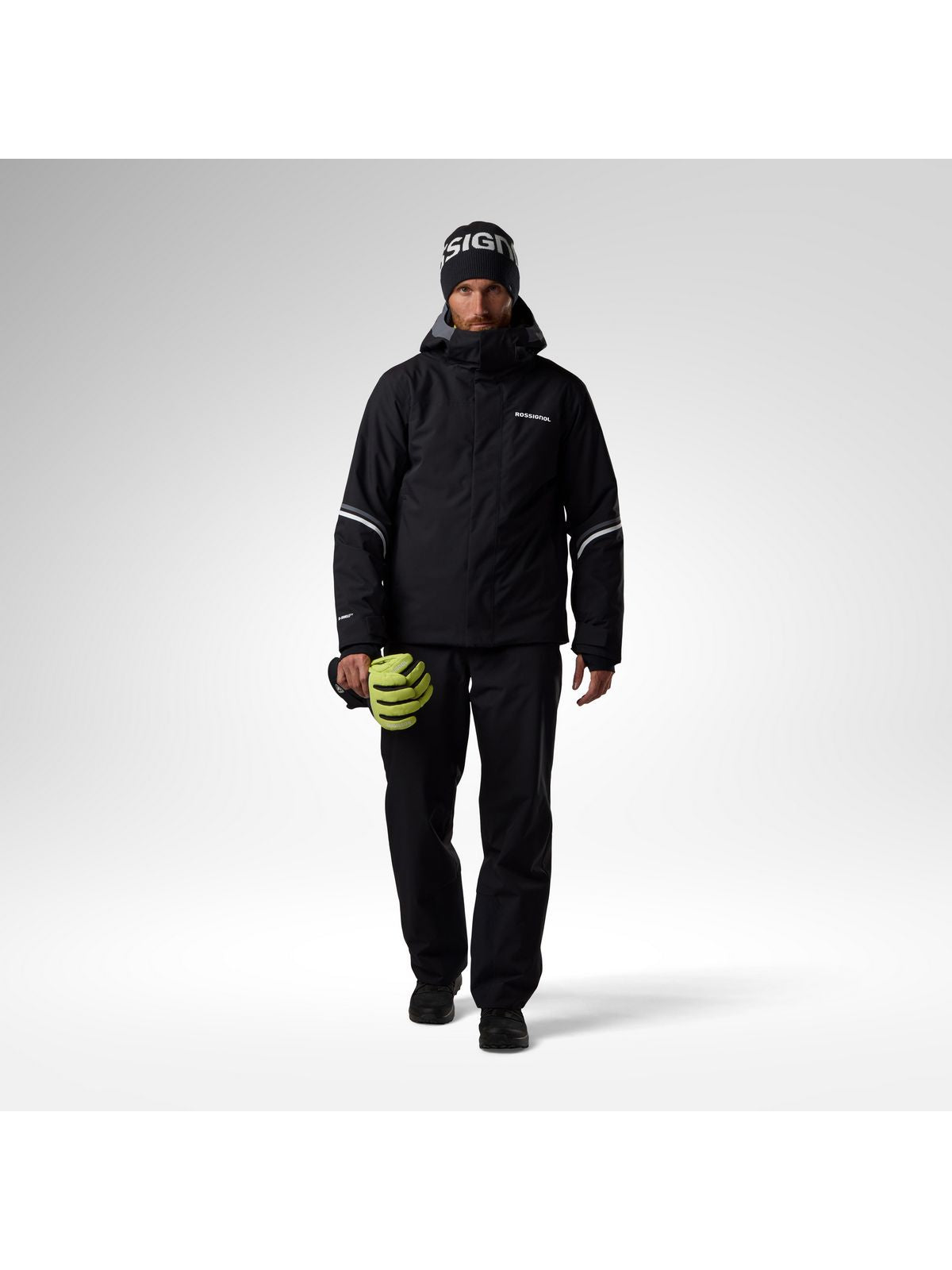 Kurtka narciarska męska ROSSIGNOL M Strawpile Insulated Ski Jkt czarna