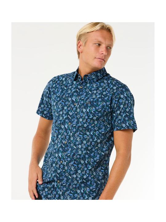 Koszula RIP CURL Floral Reef S/S Shirt granatowy
