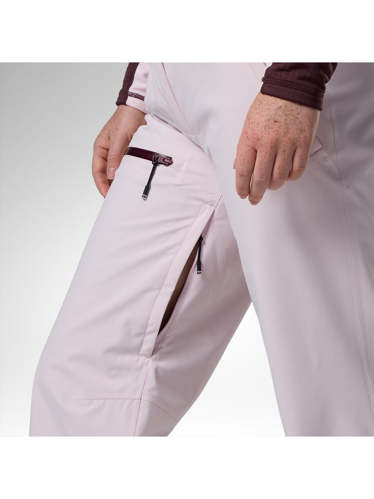 Spodnie narciarskie damskie ROSSIGNOL W Outerlimits Insulated Pant różowe