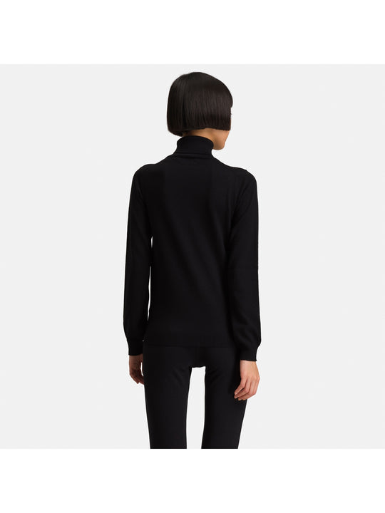 Sweter ROSSIGNOL W Classic Roll Neck czarny - Adventure Sports
