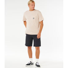 Koszulka męska RIP CURL Premium Surf Wettie Tee beżowa
