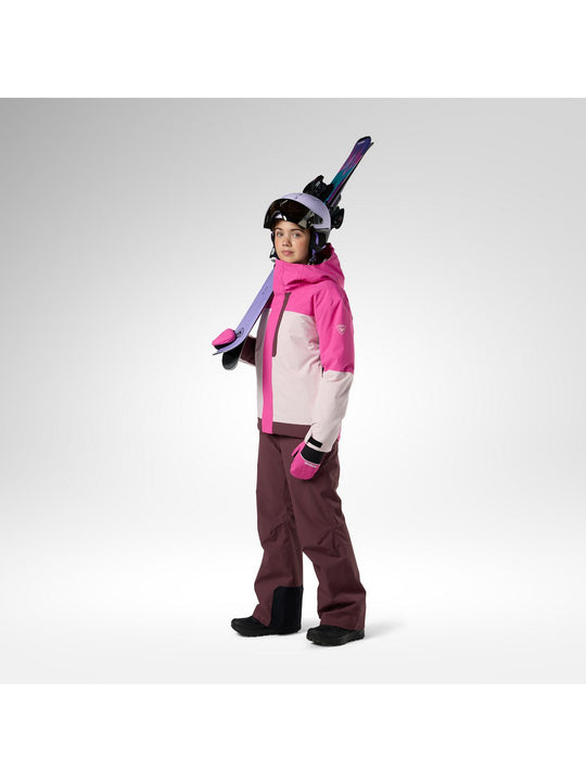 Kurtka narciarska juniorska ROSSIGNOL Jr Wispile Insulated Ski Jkt różowa
