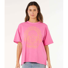 Koszulka damska RIP CURL Hotel Malibu Heritage Tee różowa
