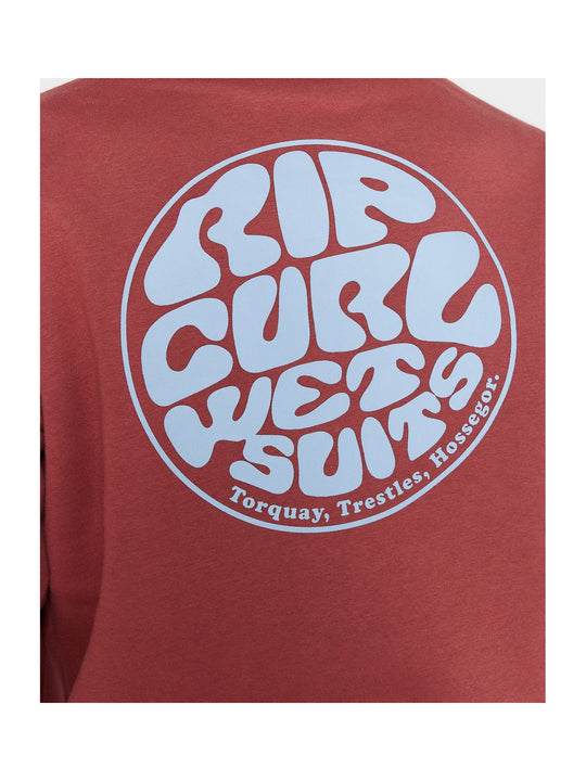 Bluza RIP CURL WETSUIT ICON HOOD czerwona
