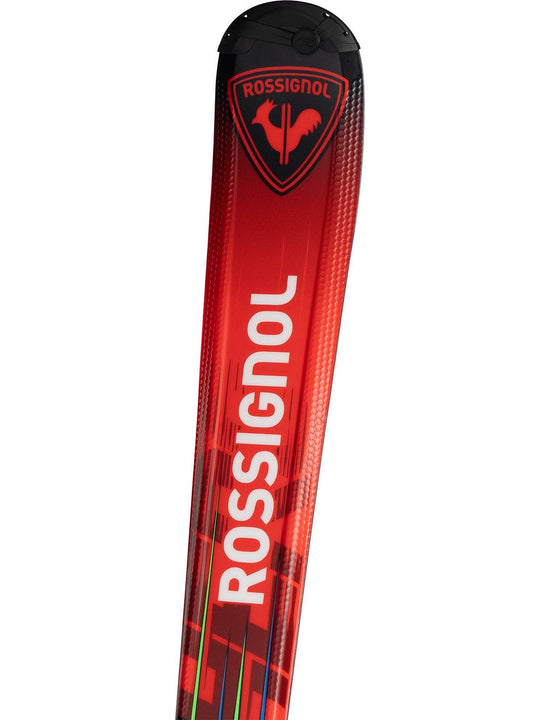 Narty dla dzieci ROSSIGNOL HERO JR 130-150 + wiązania Look Xpress JR 7 GW
