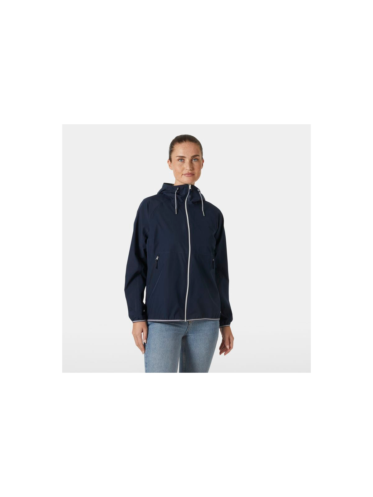 Kurtka przeciwdeszczowa damska HELLY HANSEN W KOSTER RAIN JACKET granatowa - Adventure Sports