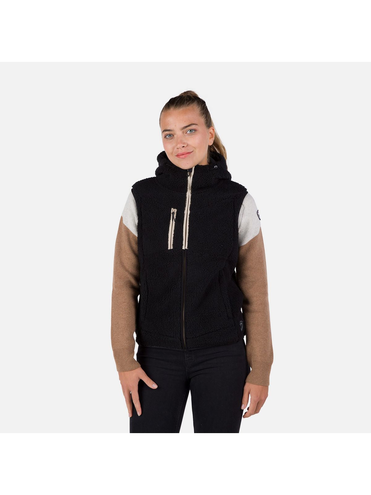 Kamizelka Rossignol W Cieloalto Fleece Vest czarny