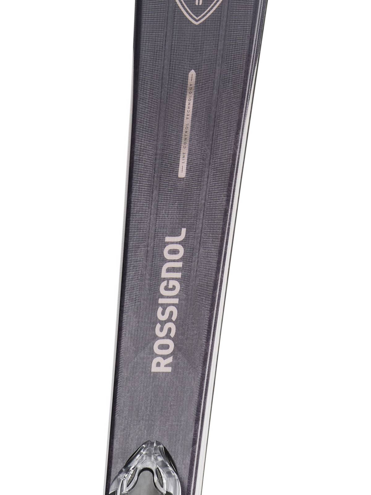 Narty damskie ROSSIGNOL Arcade W 80 + wiązania LOOK Xpress W 10 GW B83 Shiny Blk