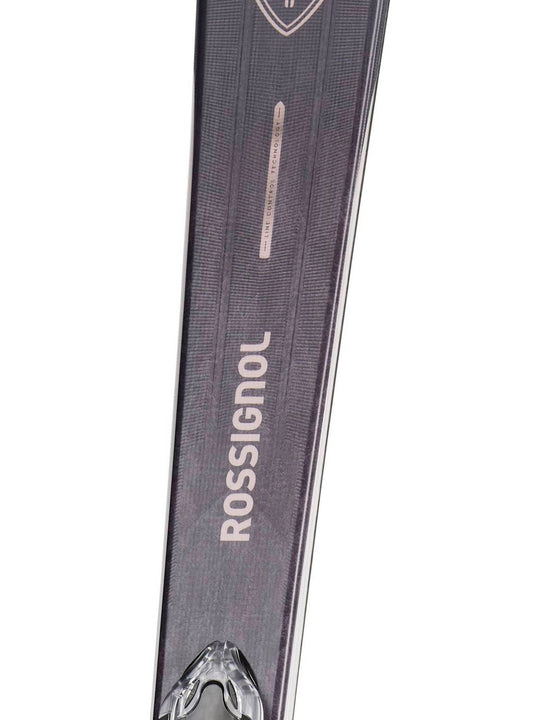 Narty damskie ROSSIGNOL Arcade W 80 + wiązania LOOK Xpress W 10 GW B83 Shiny Blk
