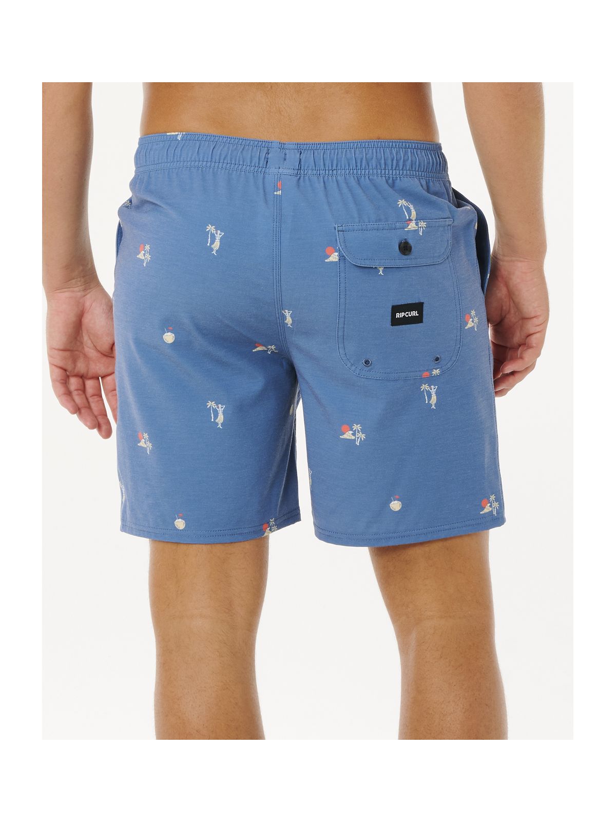Boardshorty męskie RIP CURL Skelly Breach Volley niebieskie