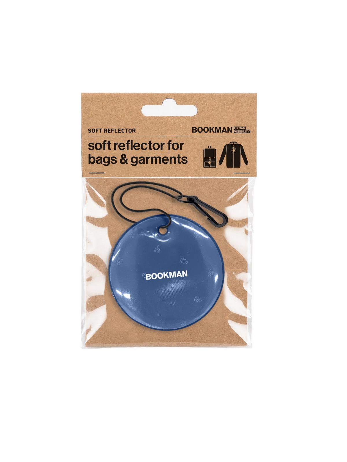 Zawieszka odblaskowa BOOKMAN Hanging Reflector Circle niebieski