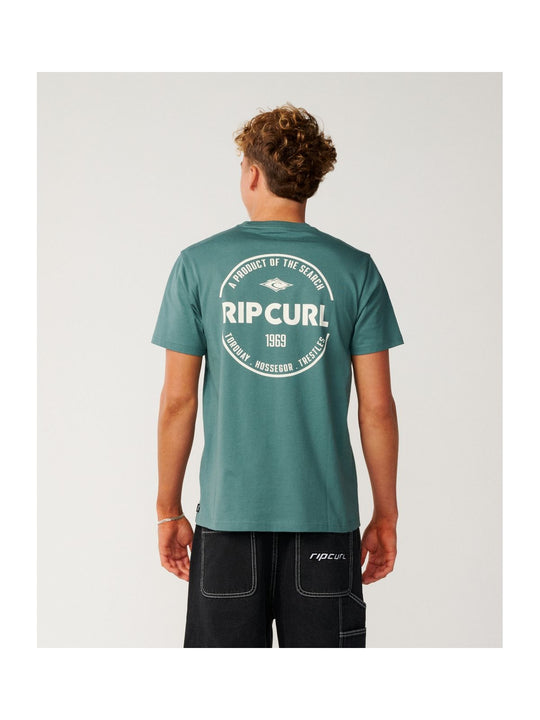 Koszulka męska RIP CURL Staple Tee zielona
