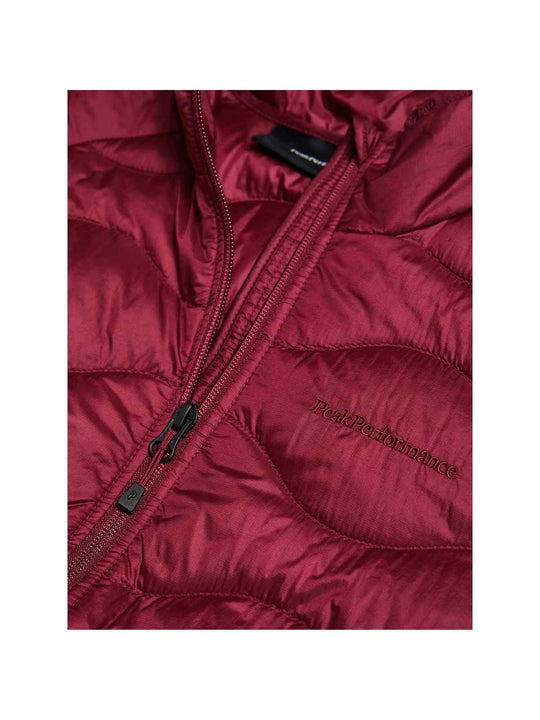 Kurtka PEAK PERFORMANCE Helium Down Jacket Women bordowy
