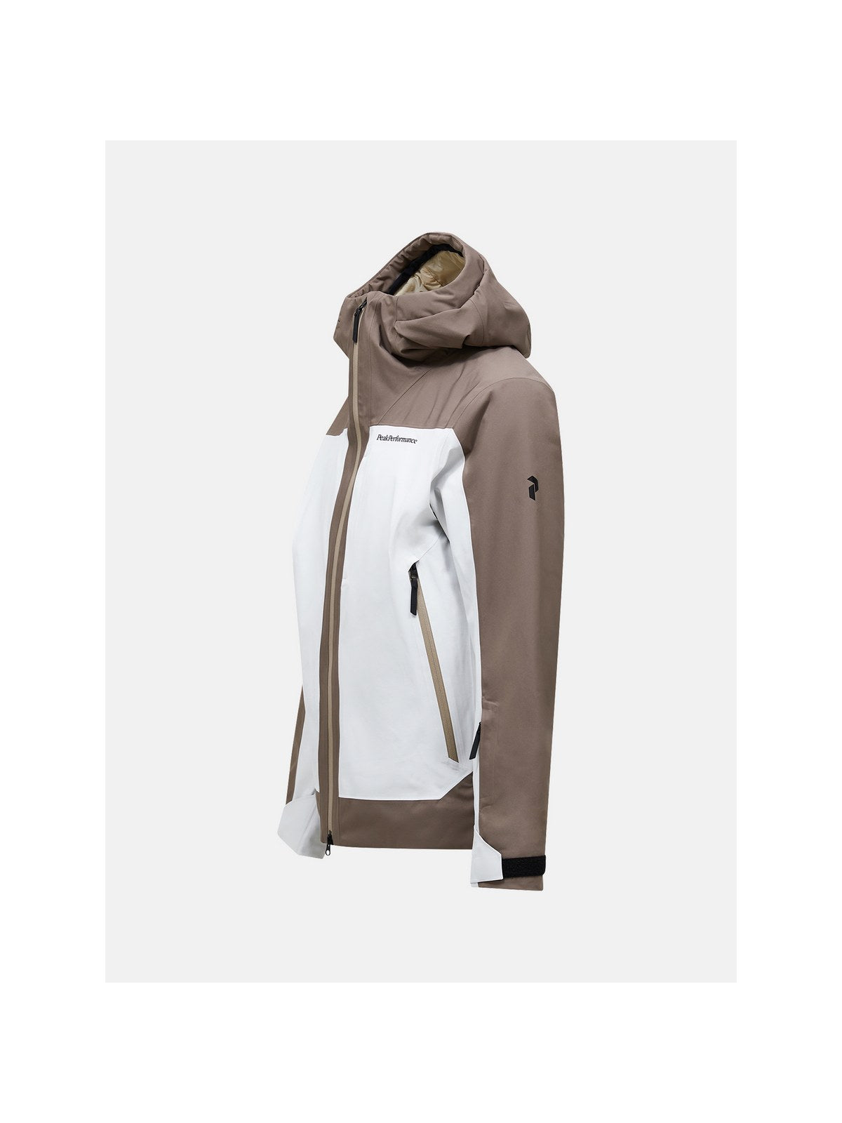 Kurtka narciarska męska PEAK PERFORMANCE Whitelight HIPE 2L Insulated Shell Jacket brązowa