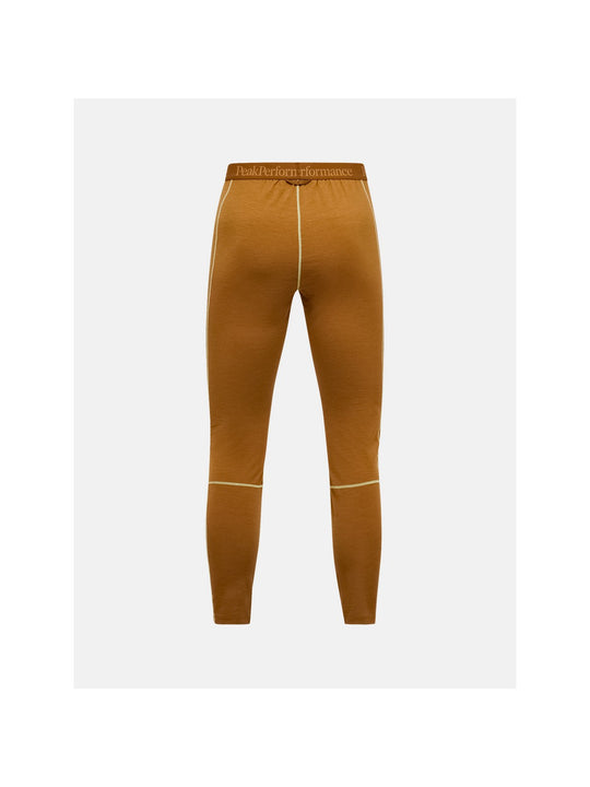 Spodnie Termiczne PEAK PERFORMANCE Magic 7/8 Long Johns Wool-blend Baselayer Women brązowy
