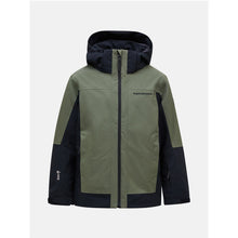 Dziecięca Kurtka narciarska Peak Performance Jr Rider Tech Insulated J zielona - Adventure Sports
