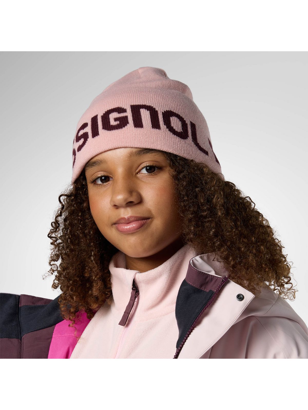 Czapka juniorska ROSSIGNOL Jr Neo Rooster Beanie różowa