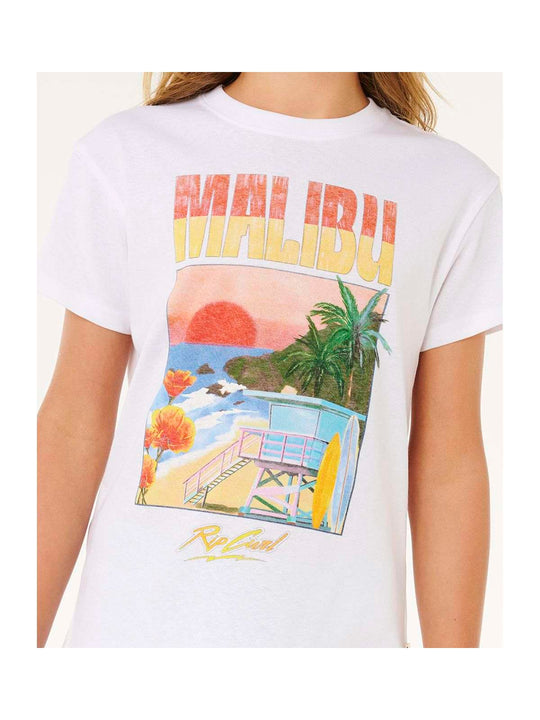 Koszulka dziewczęca RIP CURL Hayley O Relaxed Tee-Girl biała
