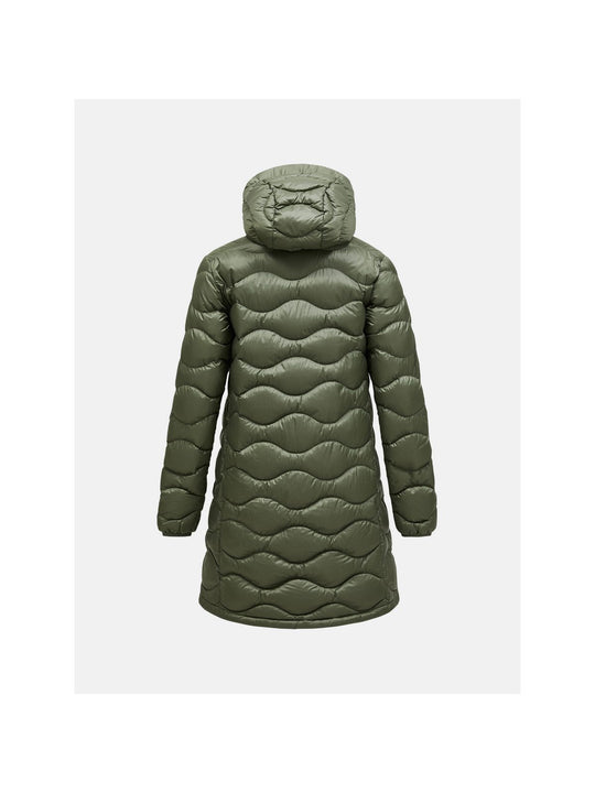 Parka puchowa damska Peak Performance W Helium Down Parka zielony
