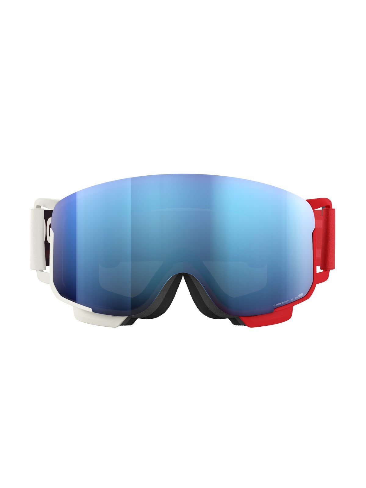 Gogle narciarskie POC Nexal Mid Wide Fit Cat 2 biało/czerwony