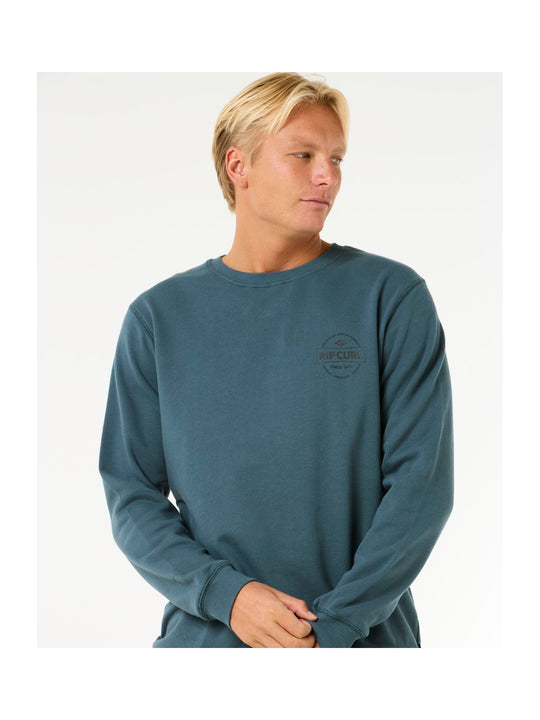 Bluza męska RIP CURL Stapler Crew zielona
