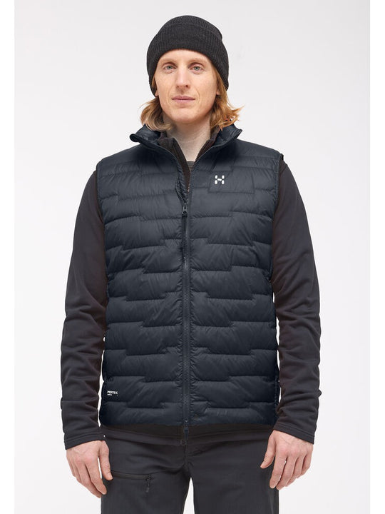 Kamizelka puchowa męska HAGLÖFS ROC Flash Down Vest True Black
